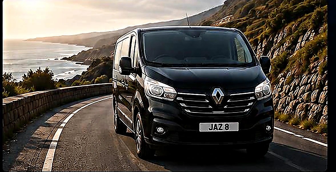 Jaz Travel minibus on the coast road